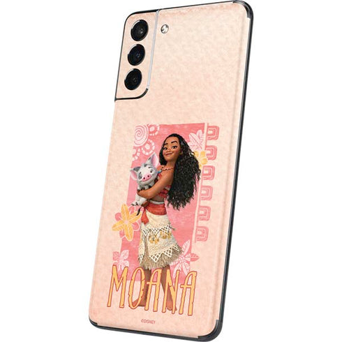 Disney Princess Moana and Pua Galaxy S21 Plus 5G Skin